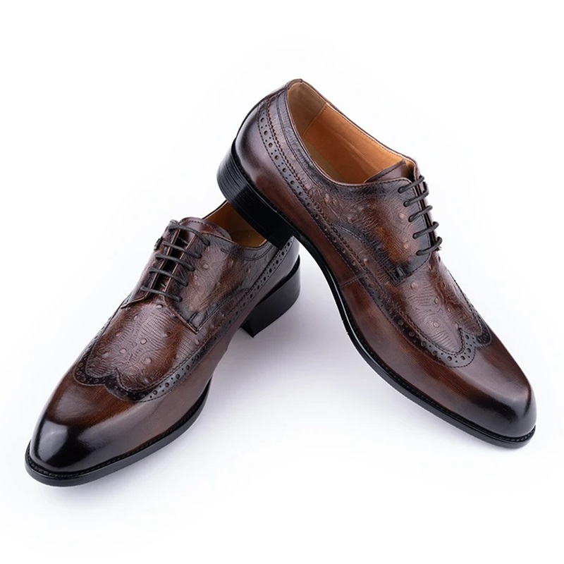Formal Men Daily Wear Footwear - Zapatos de cuero de vaca para