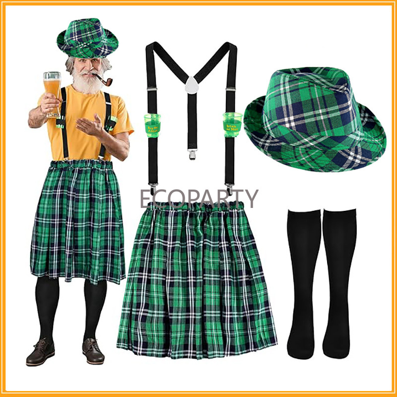 Conjunto de disfraz del Día de - Sock Garter Men reseña y precio