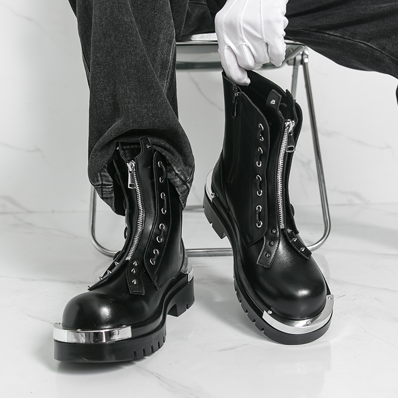 Botas de suela gruesa para hom - Men Formal Wear With Boots reseña y precio