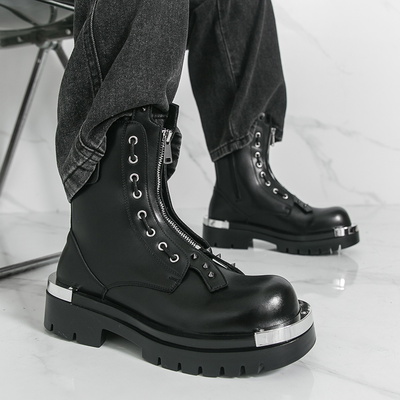 Botas de suela gruesa para hom - Men Formal Wear With Boots reseña y precio